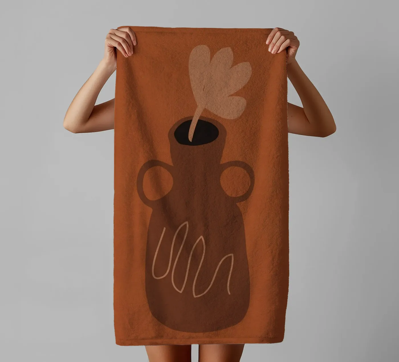 Single Bloom towel by LeaDArt
