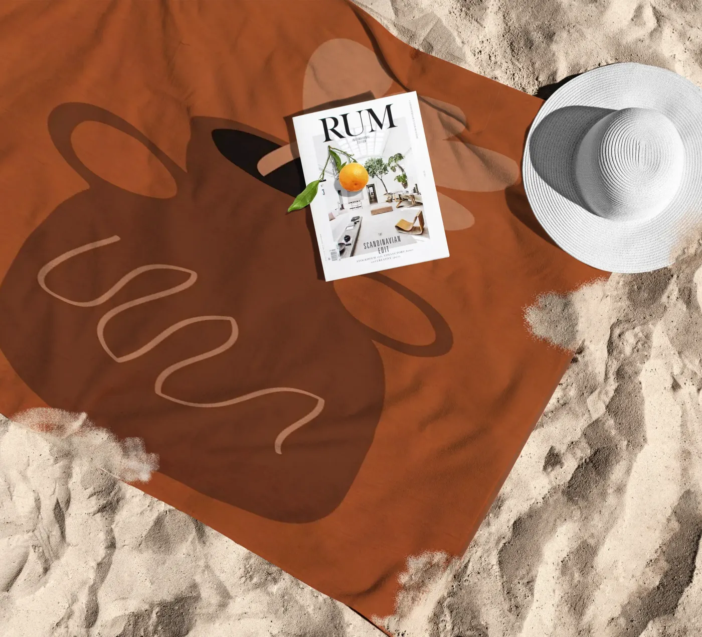 Single Bloom strandhanddoek van LeaDArt