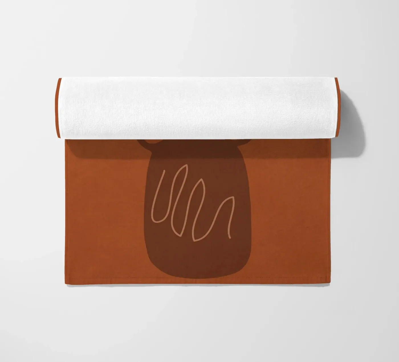 Single Bloom strandhanddoek van LeaDArt