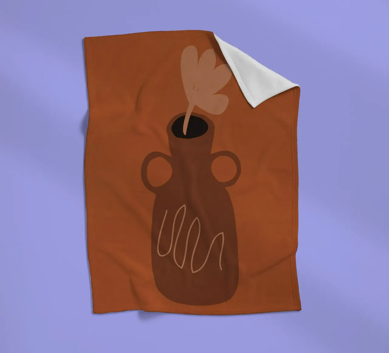 Einzelblüte Fleecedecke von LeaDArt