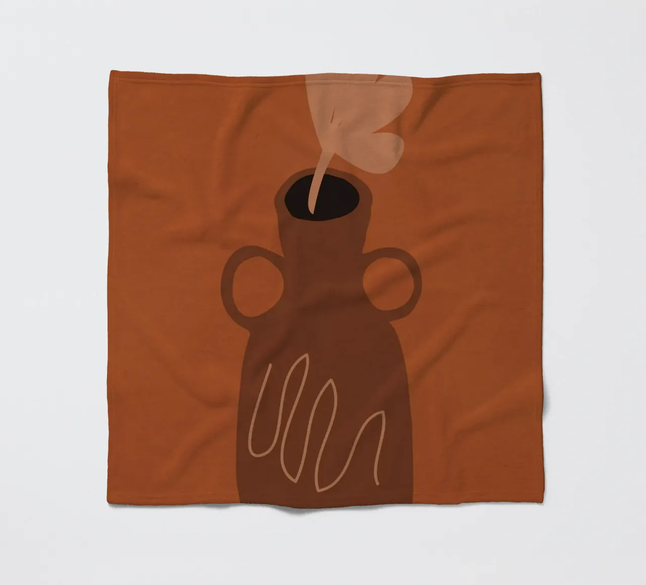 Einzelblüte Fleecedecke von LeaDArt