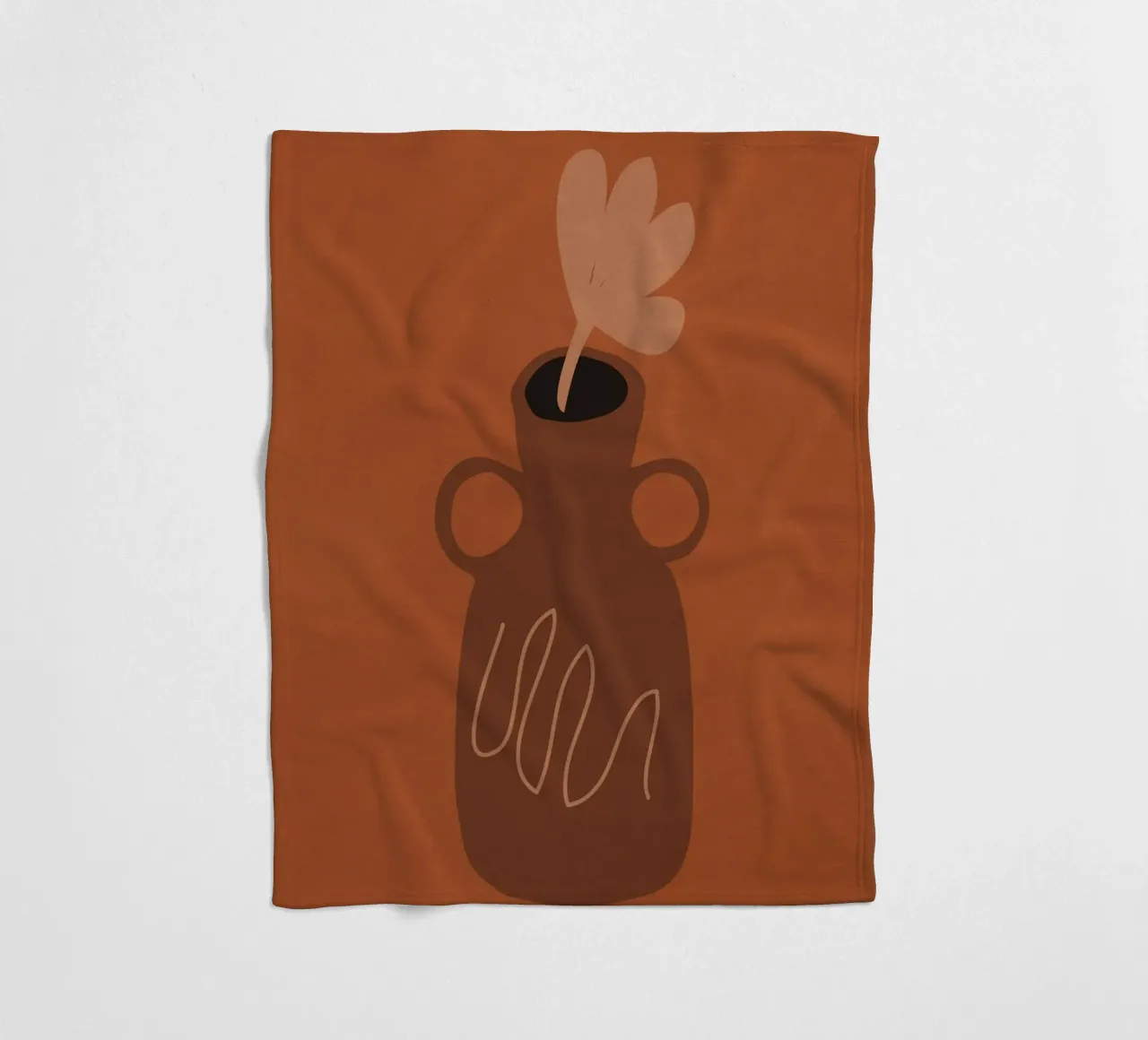 Einzelblüte Fleecedecke von LeaDArt