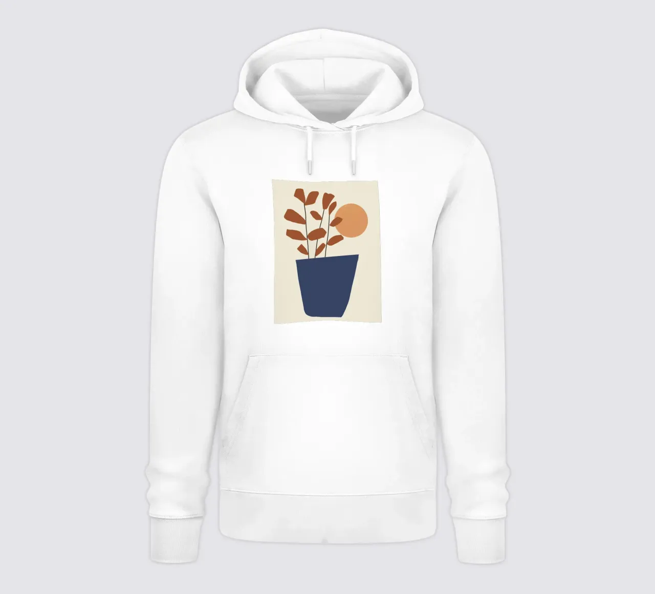 Sole e foglie felpa con cappuccio da LeaDArt