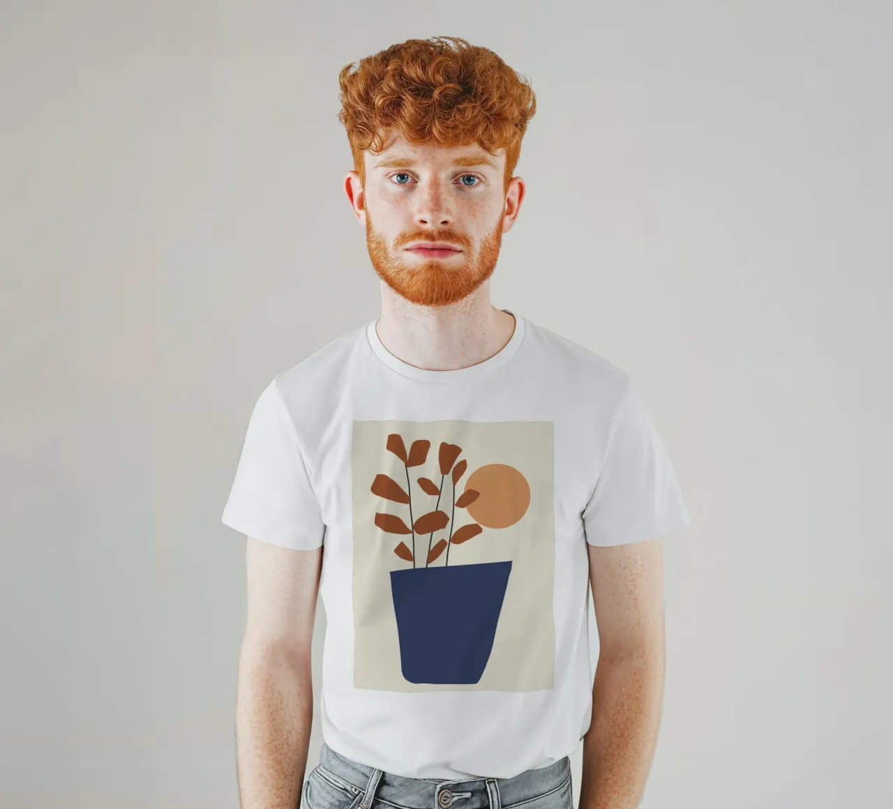 Zon en bladeren t-shirt van LeaDArt