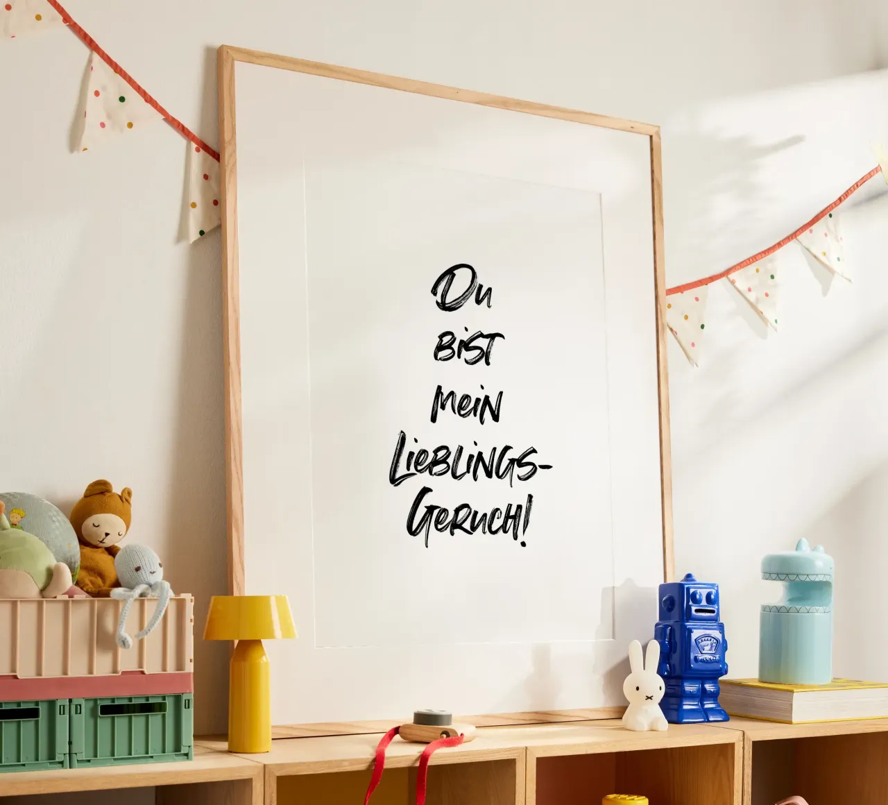 Du bist mein Lieblingsgeruch. | minimalistic design carta hahnemühle da just typo