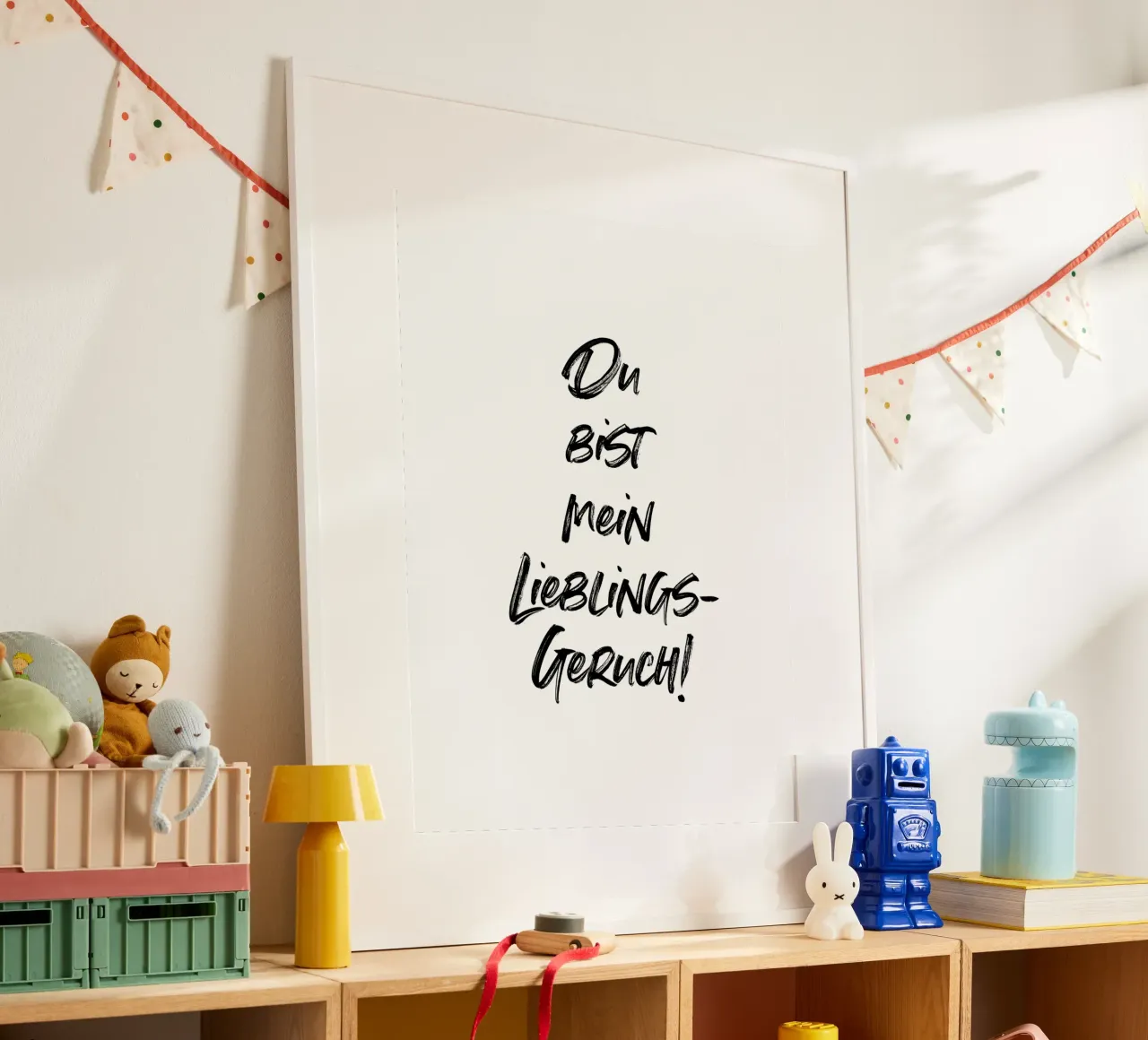 Du bist mein Lieblingsgeruch. | minimalistic design carta hahnemühle da just typo