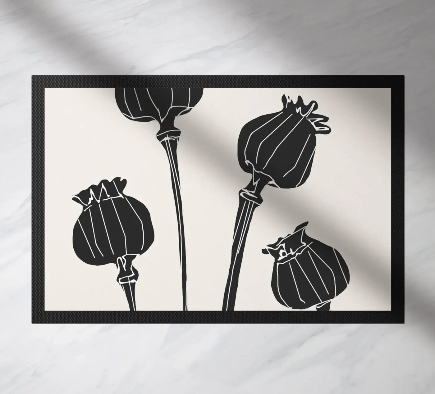 Quiet Stems doormat by LeaDArt