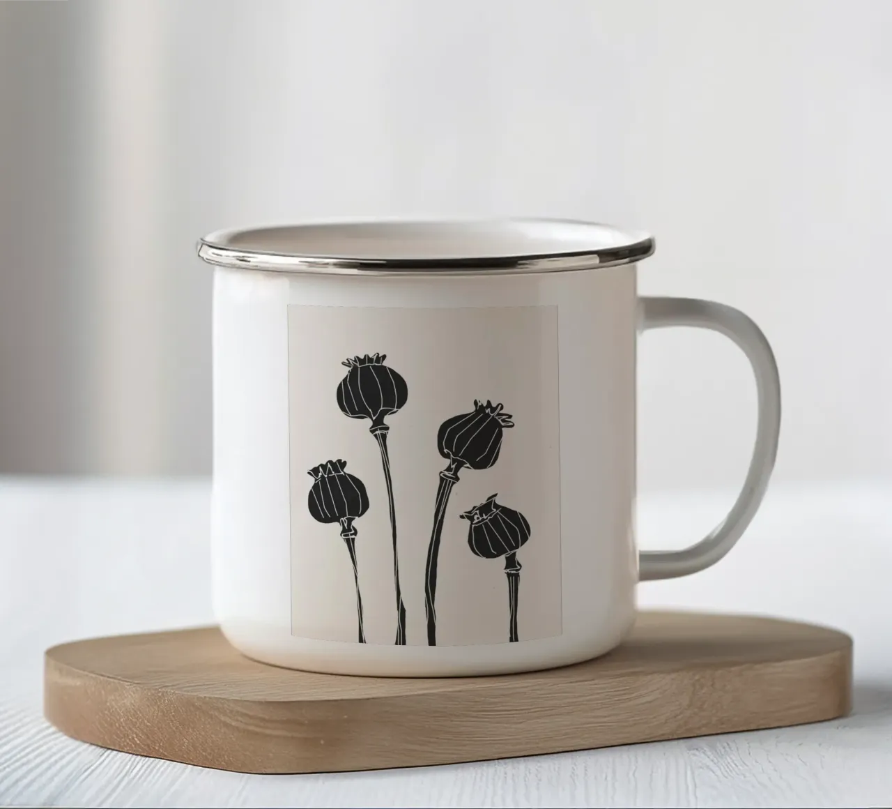 Steli tranquilli tazza in smalto da LeaDArt