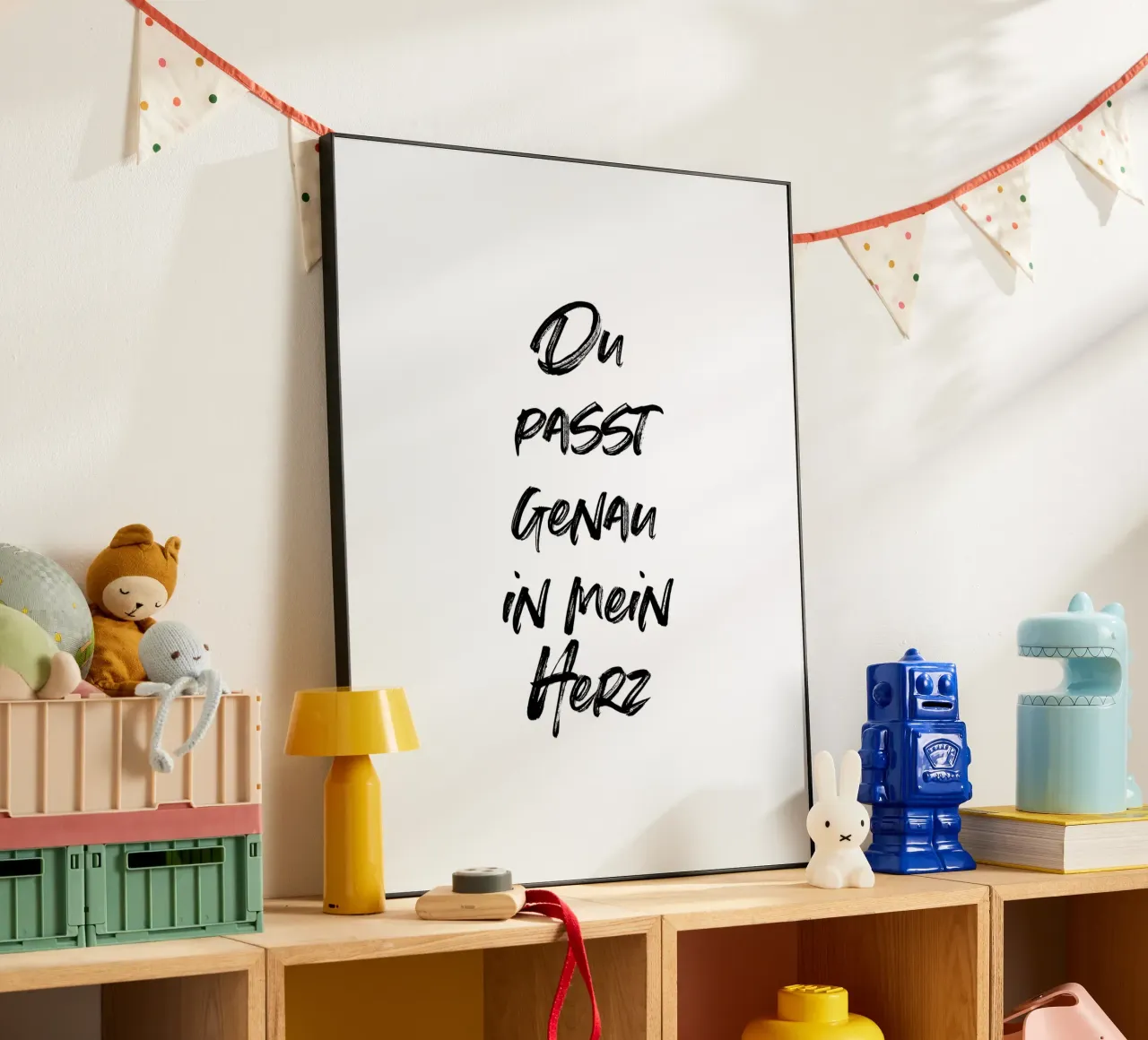 Du passt genau in mein Herz. | minimalistic design alluminio dibond da just typo