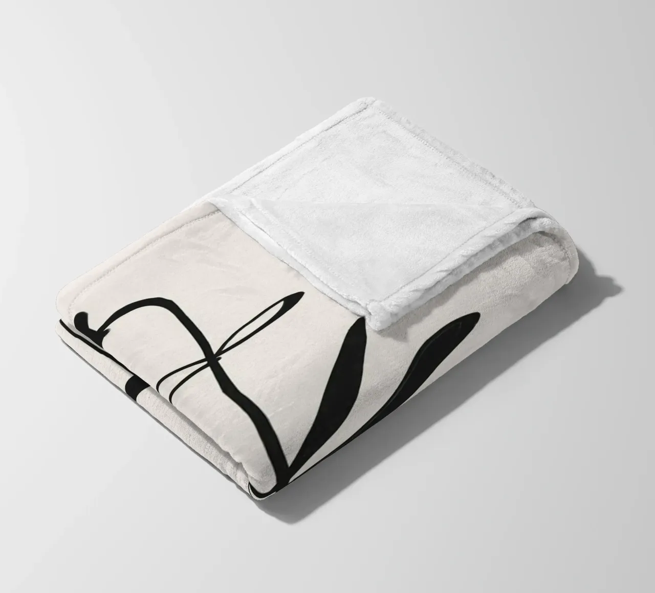 Linea Bloom coperta in pile da LeaDArt