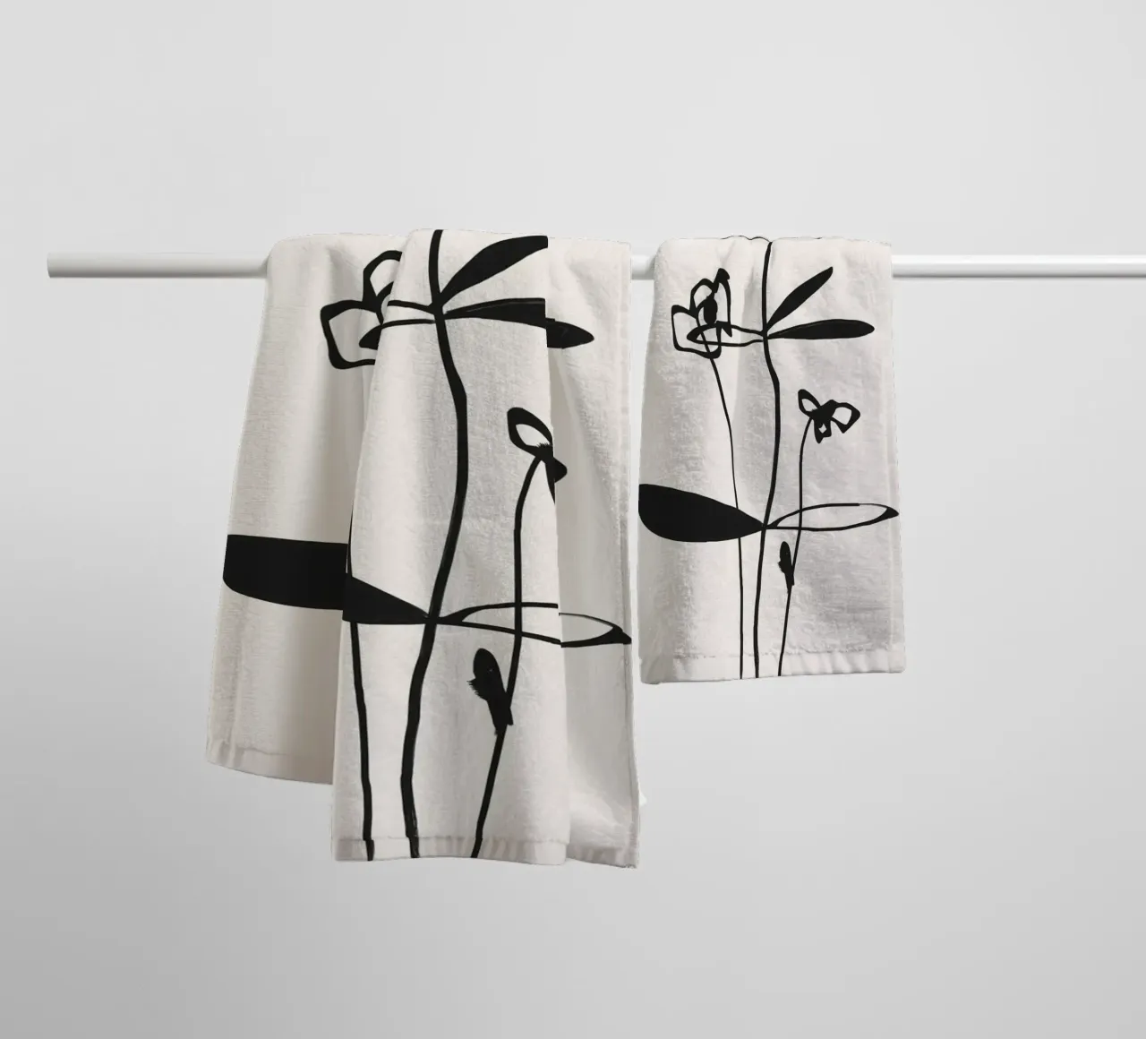 Linea Bloom asciugamano da bagno da LeaDArt