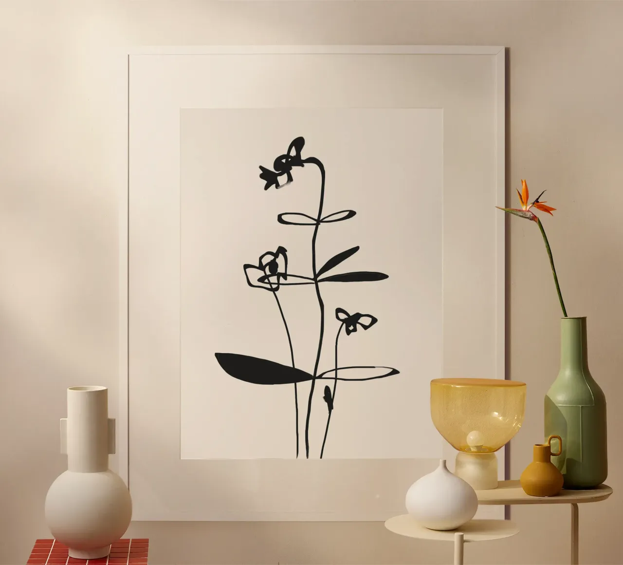 Linea Bloom poster da LeaDArt