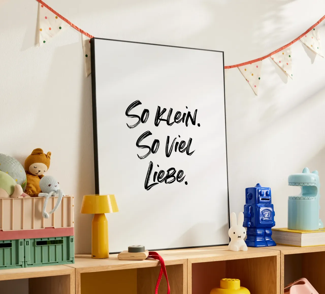 So klein. So viel Liebe. | minimalistic design alluminio dibond da just typo