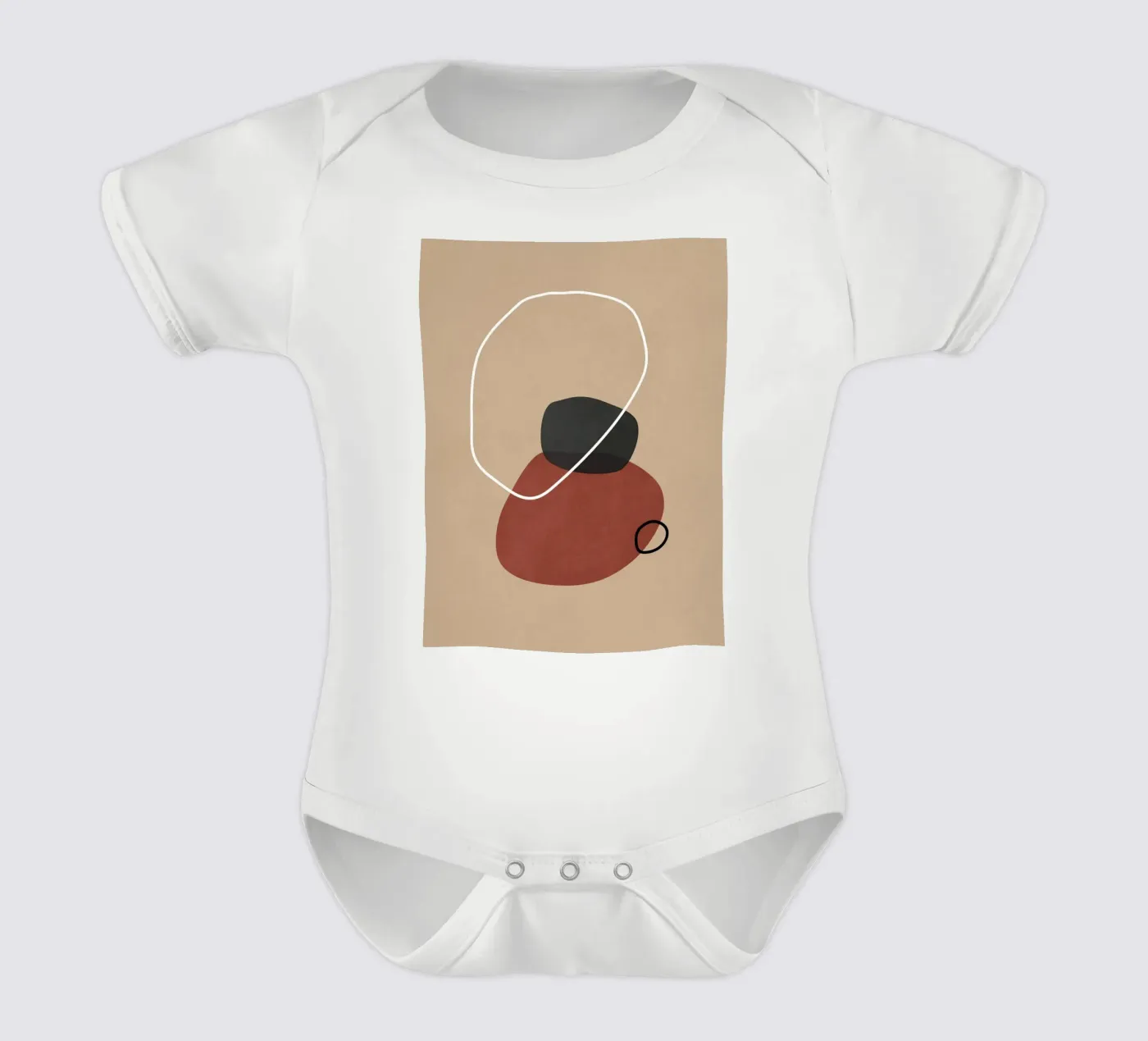 Balanced babyrompertje korte mouwen van LeaDArt