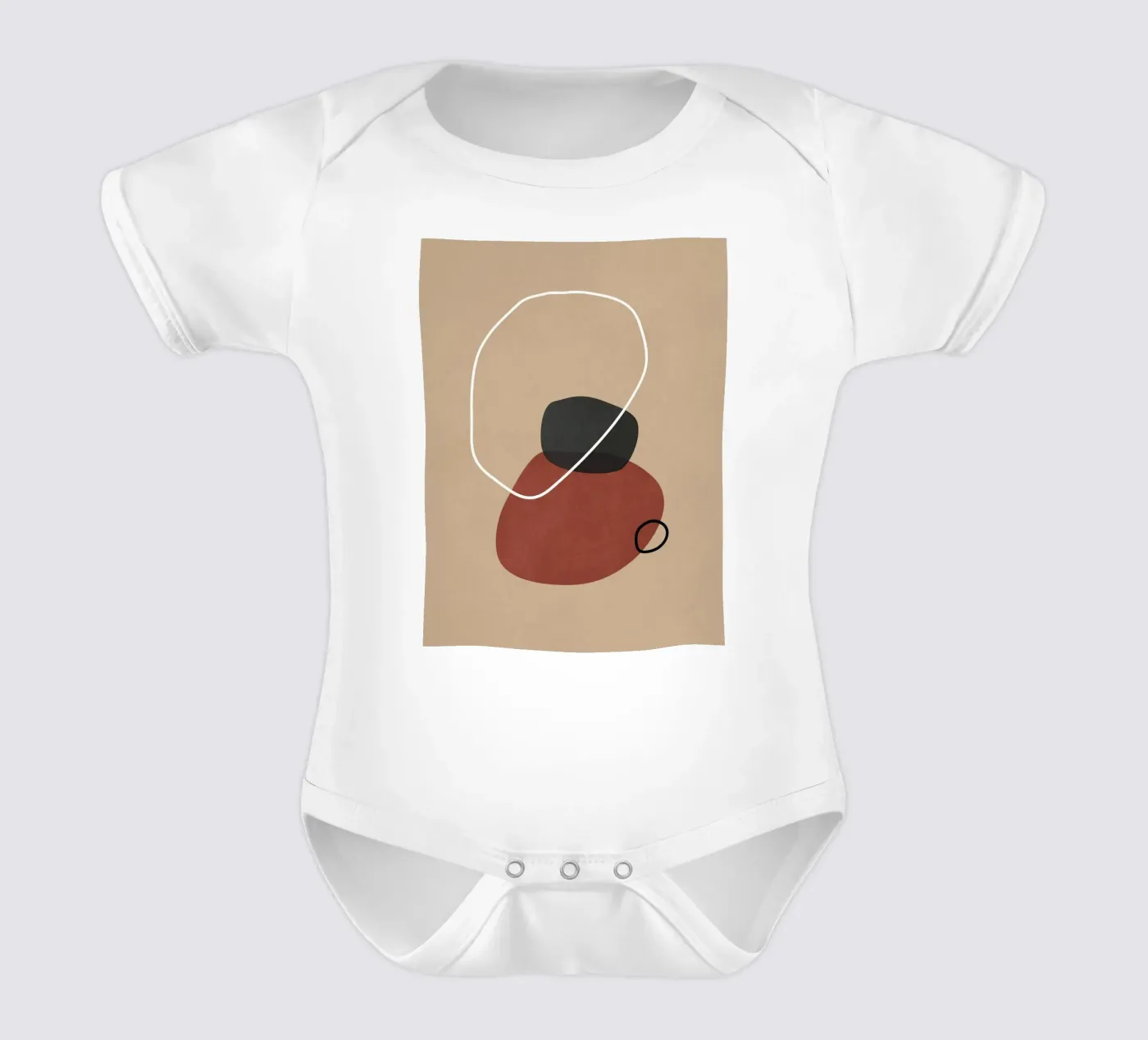 Balanced babyrompertje korte mouwen van LeaDArt