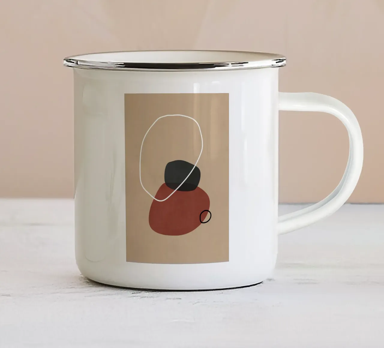 Equilibrato tazza in smalto da LeaDArt