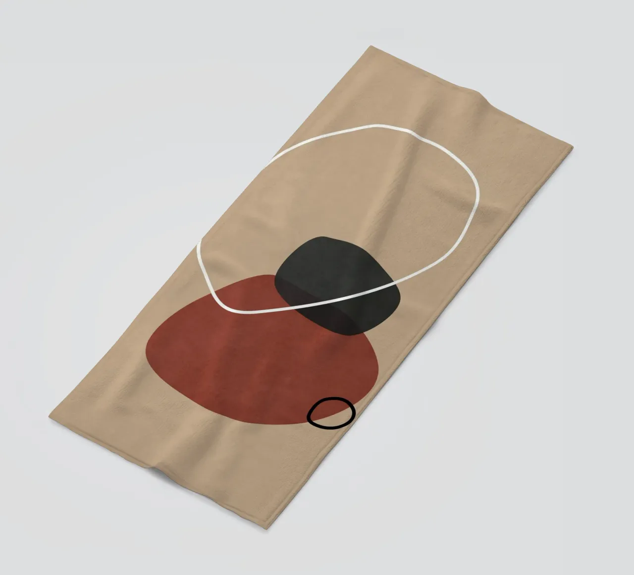Balanced beach towel by LeaDArt