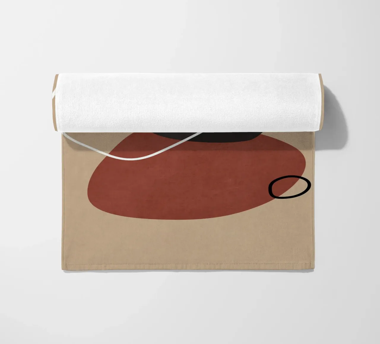 Balanced beach towel by LeaDArt