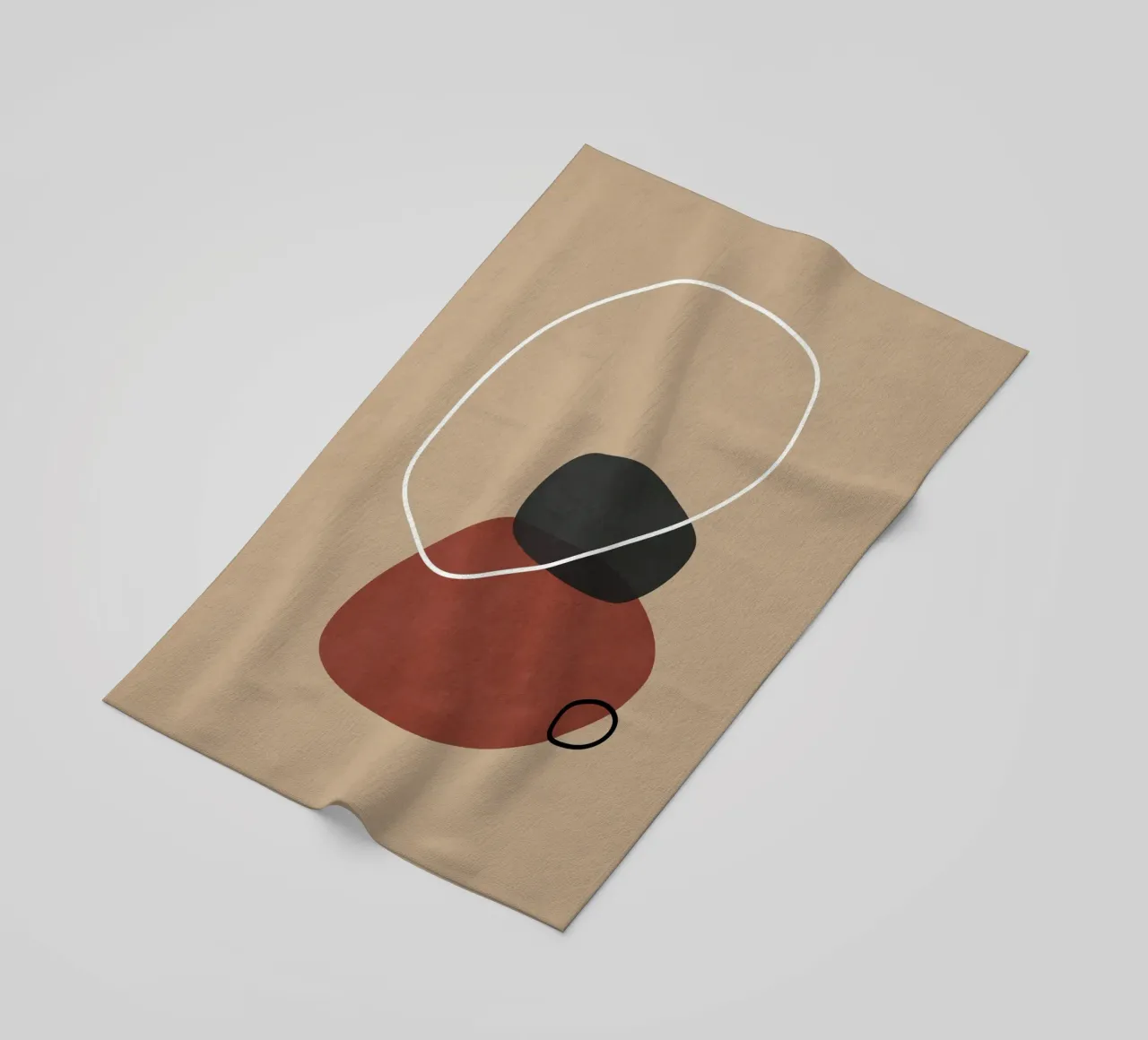 Balanced beach towel by LeaDArt