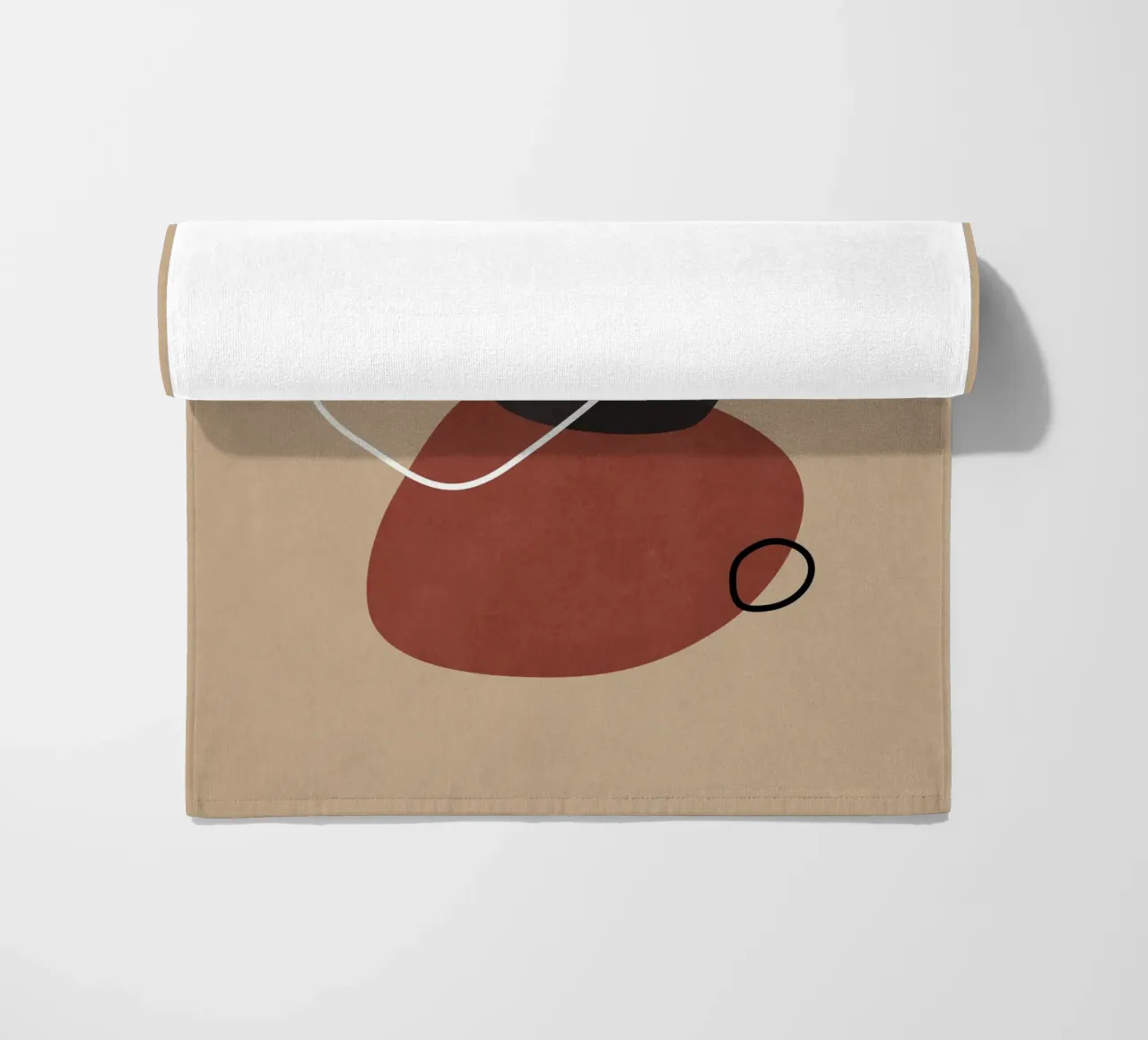 Balanced beach towel by LeaDArt