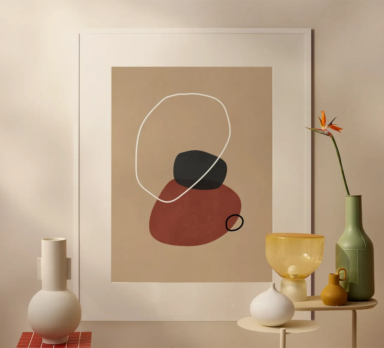 Equilibrato poster con telaio in alluminio da LeaDArt