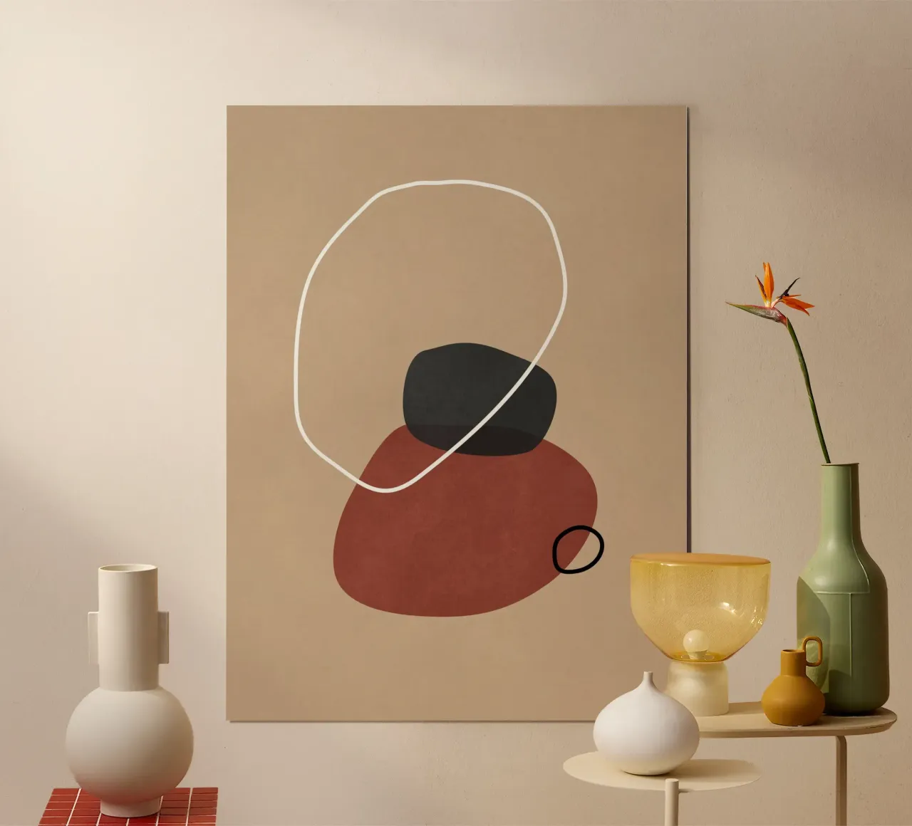 Equilibrato poster con telaio in alluminio da LeaDArt