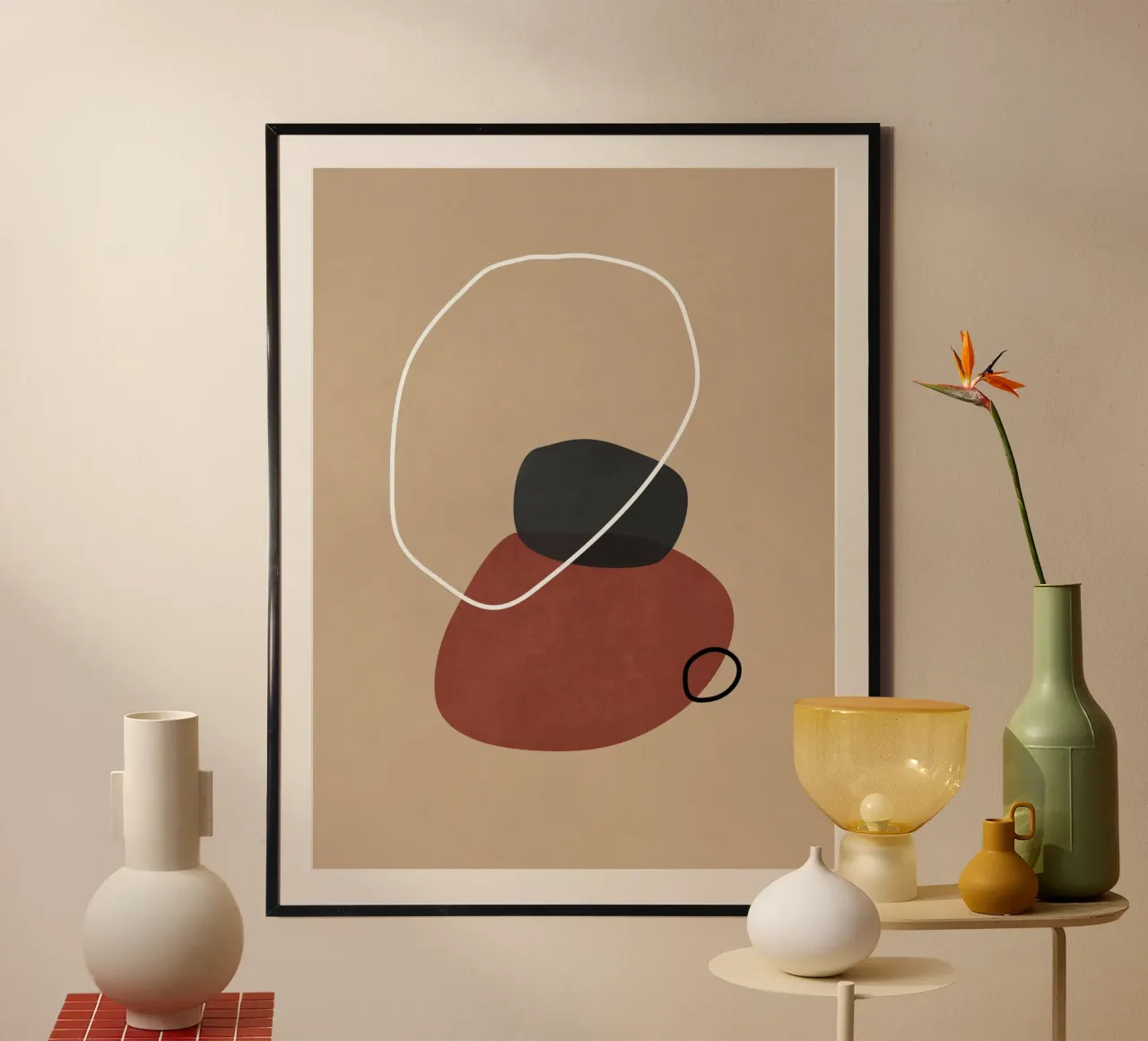 Equilibrato poster con telaio in alluminio da LeaDArt