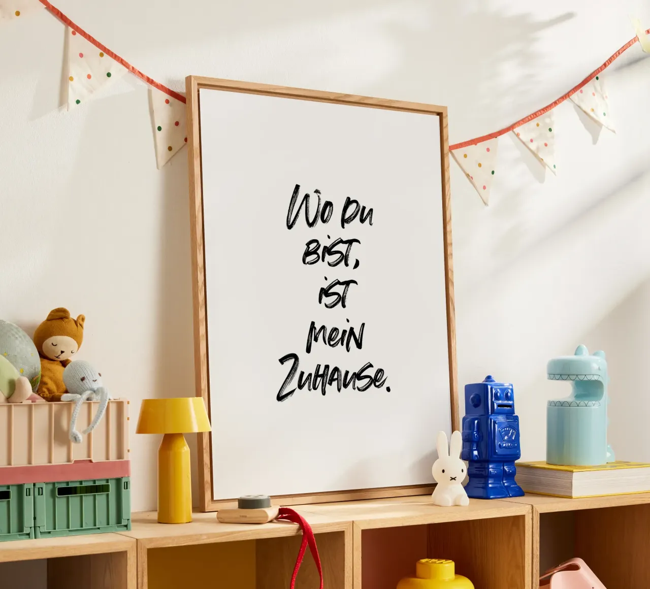Wo du bist, ist mein Zuhause. | minimalistic design metacrilato de just typo
