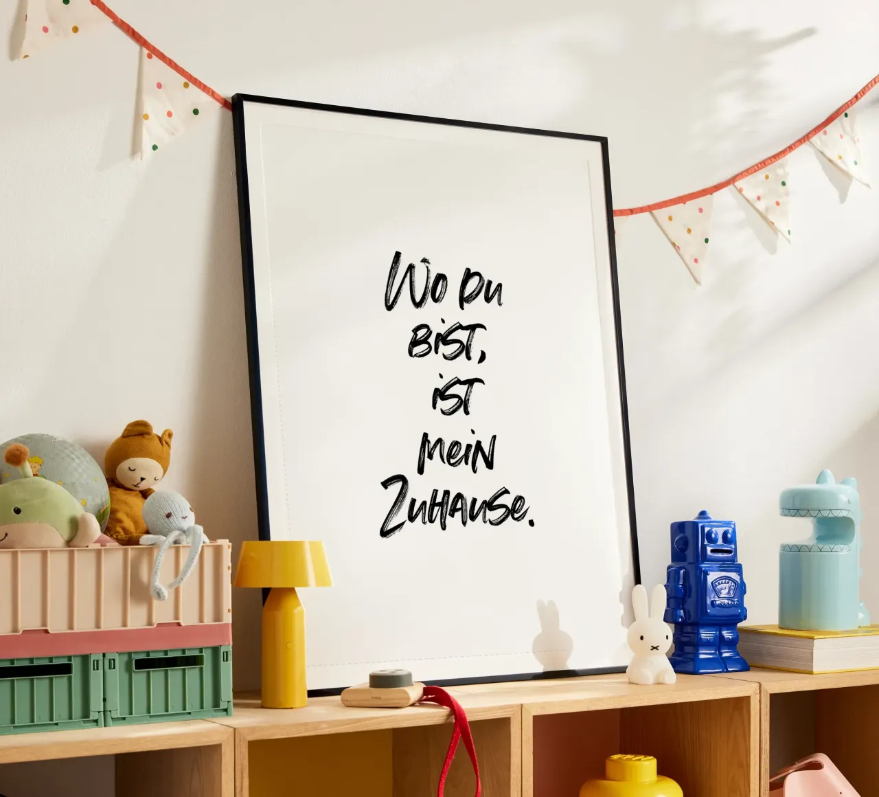 Wo du bist, ist mein Zuhause. | minimalistic design carta hahnemühle da just typo