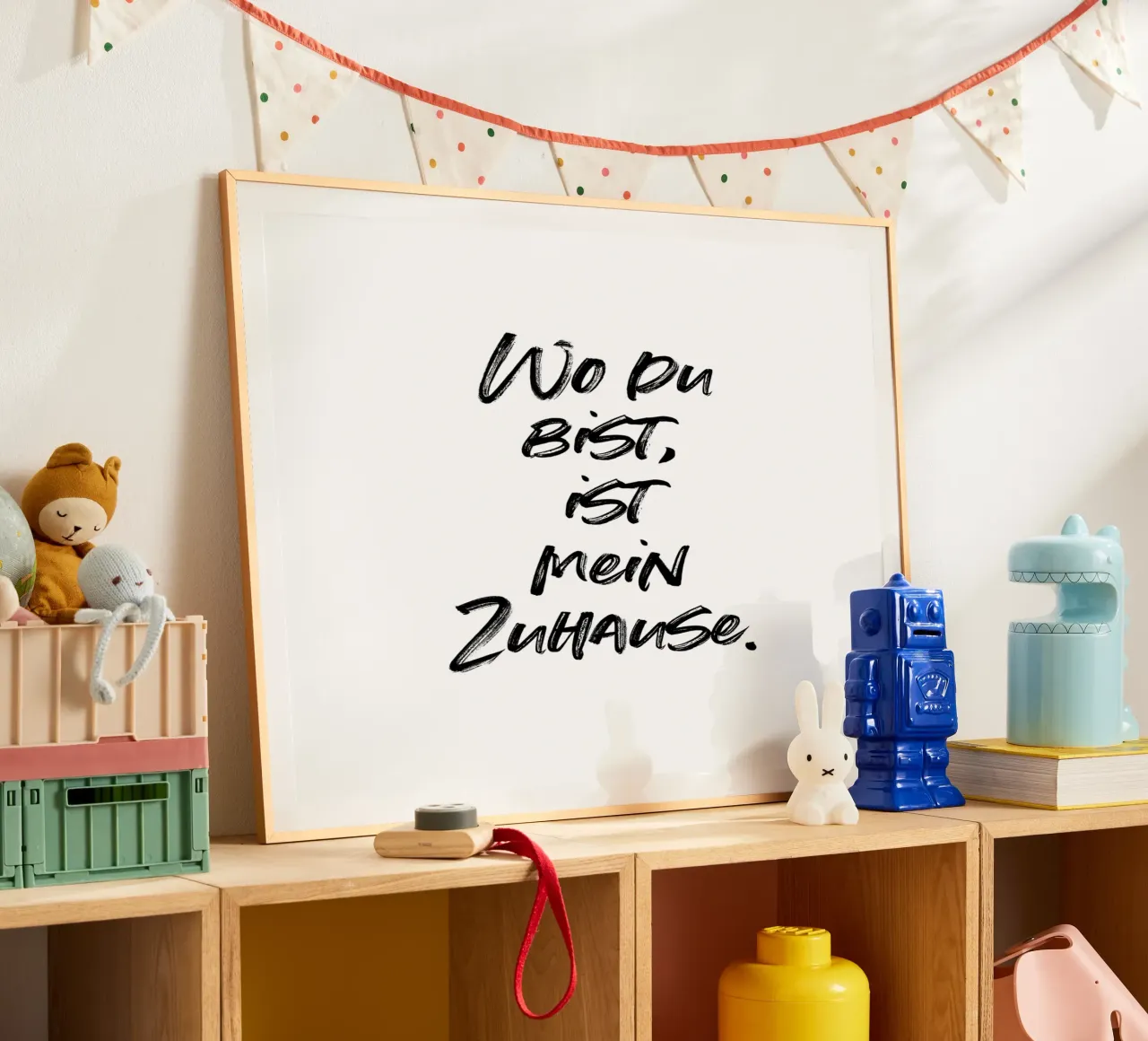 Wo du bist, ist mein Zuhause. | minimalistic design carta hahnemühle da just typo