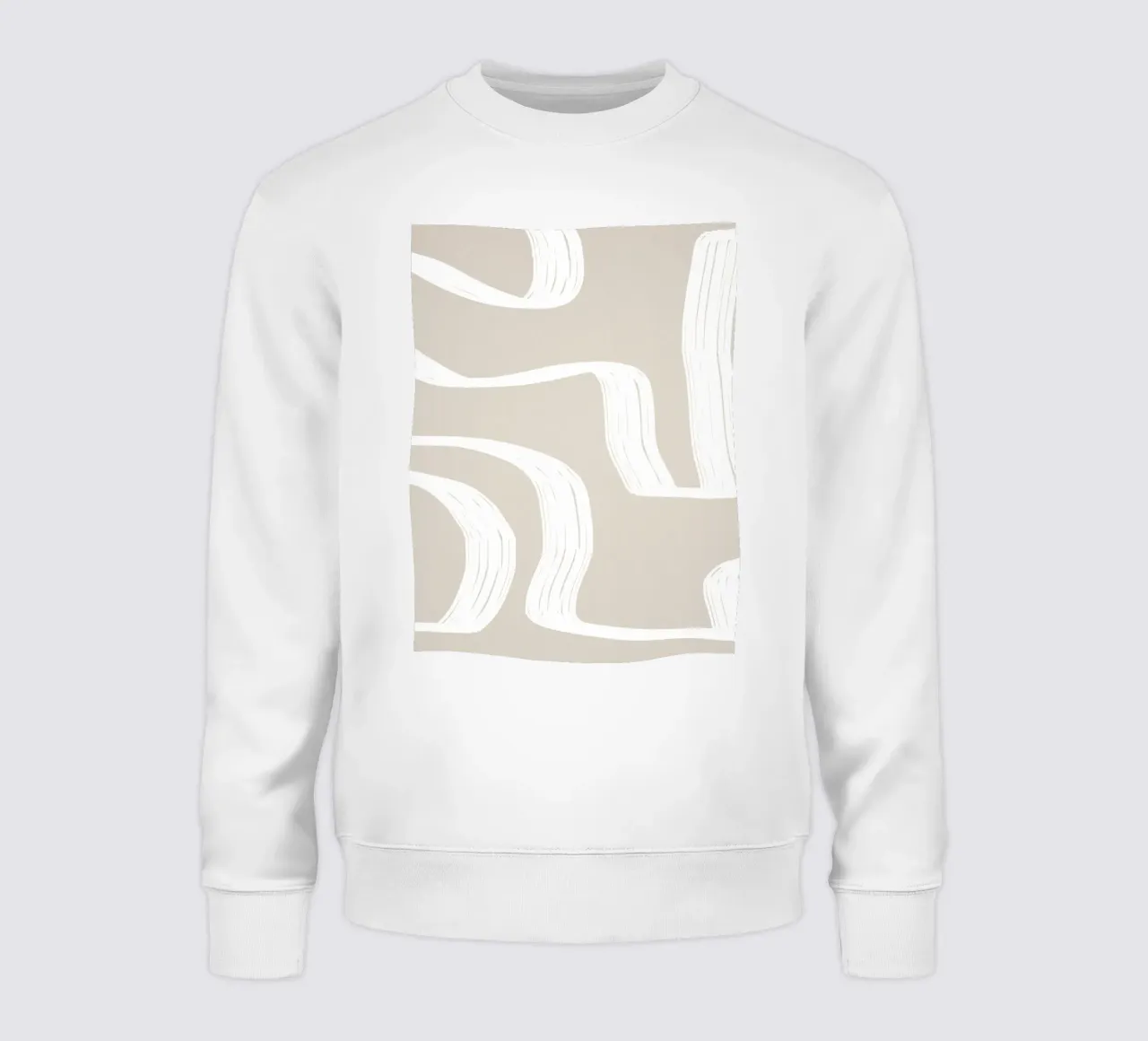 Curve bianche felpa da LeaDArt