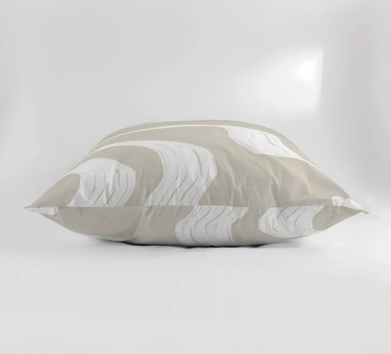 Curve bianche cuscino da LeaDArt