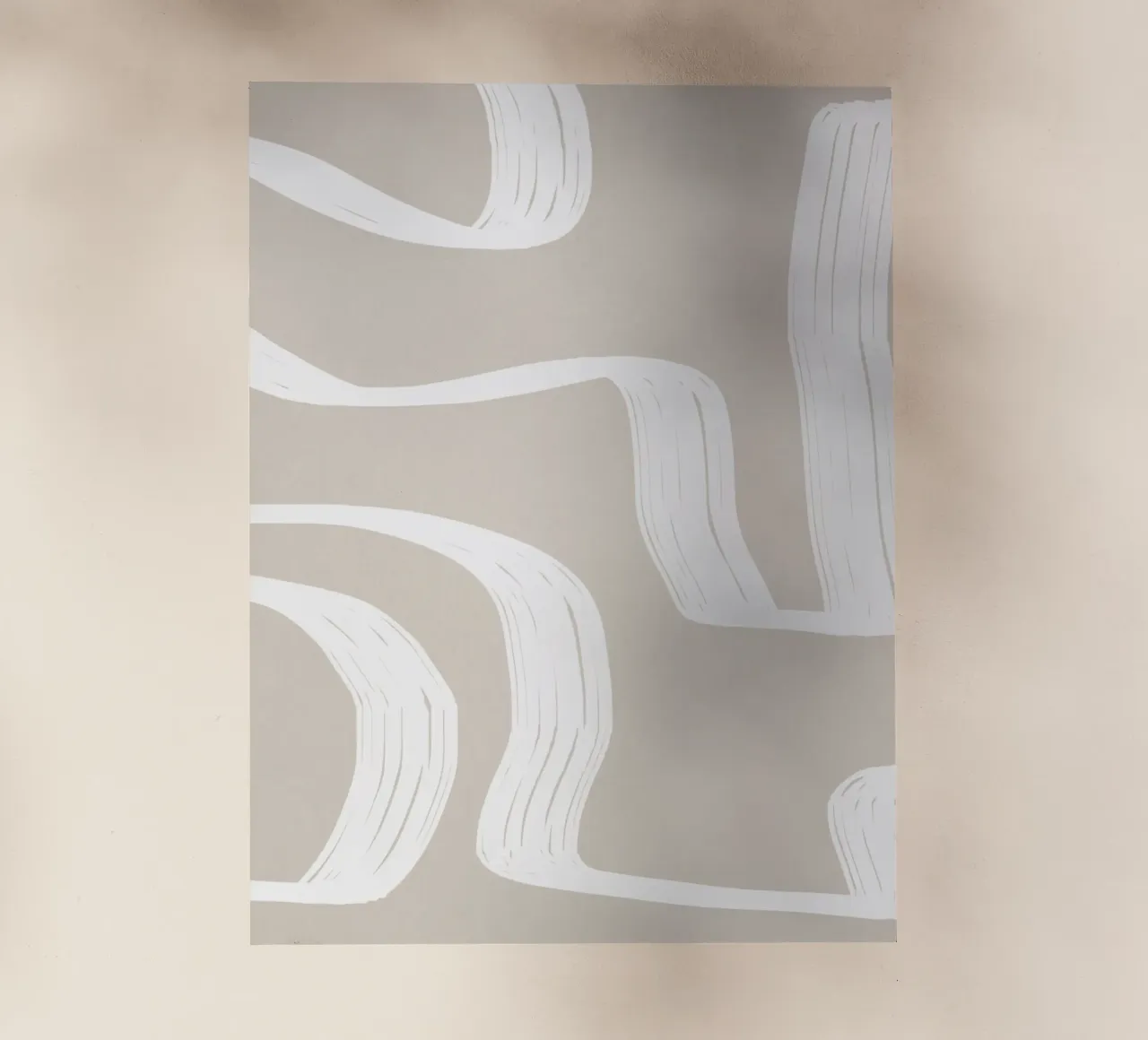 Curve bianche pellicola backlit da LeaDArt