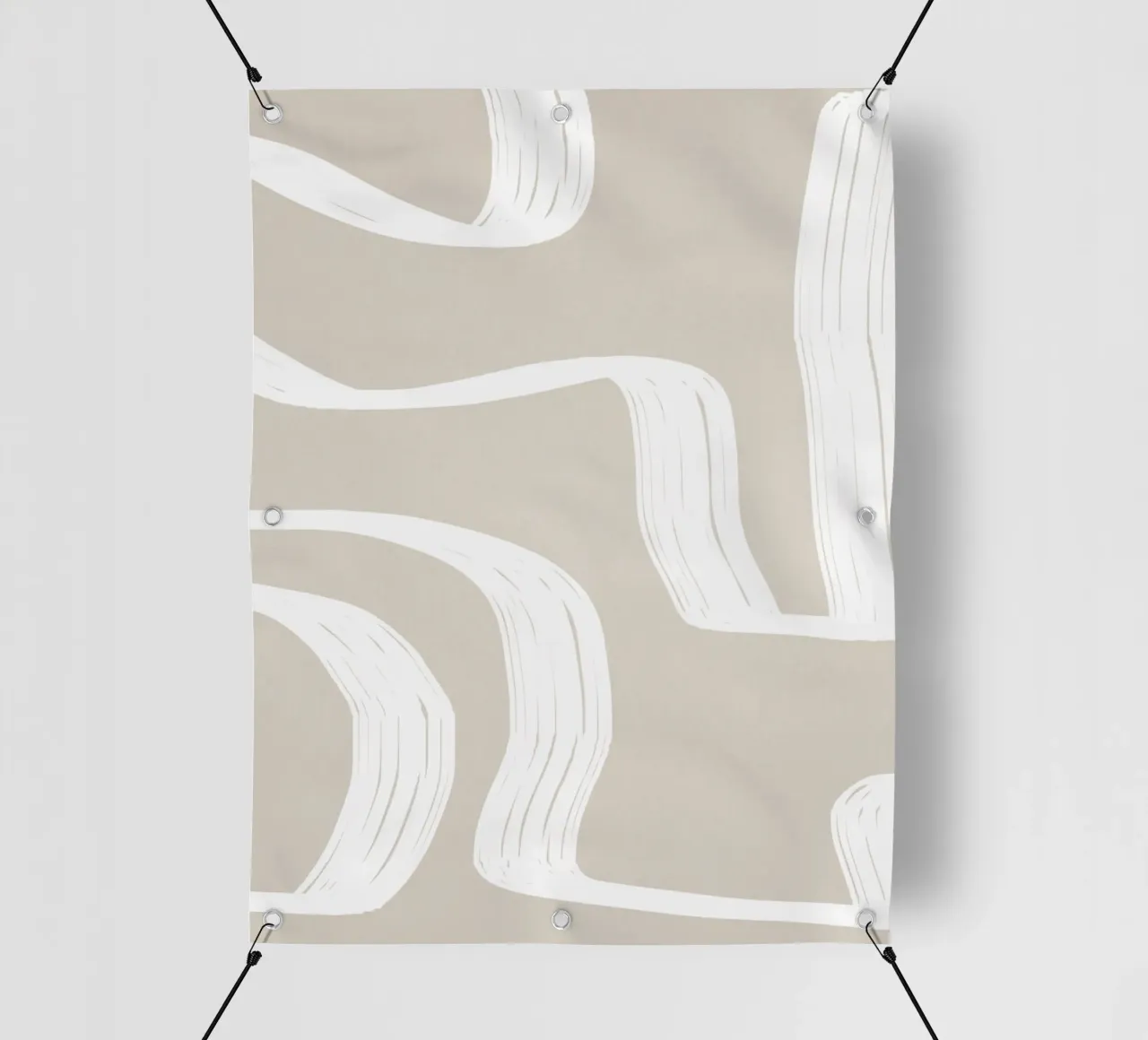 Curve bianche telo in pvc da LeaDArt