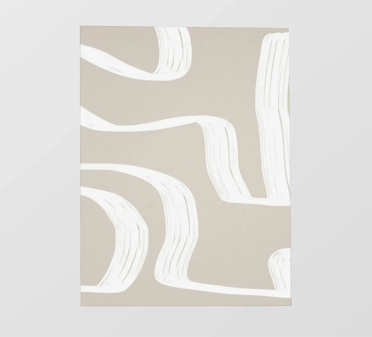 Curve bianche telo in pvc da LeaDArt