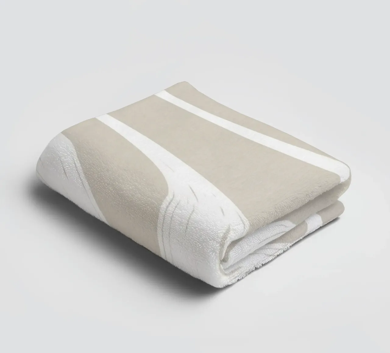 Curve bianche asciugamano da bagno da LeaDArt