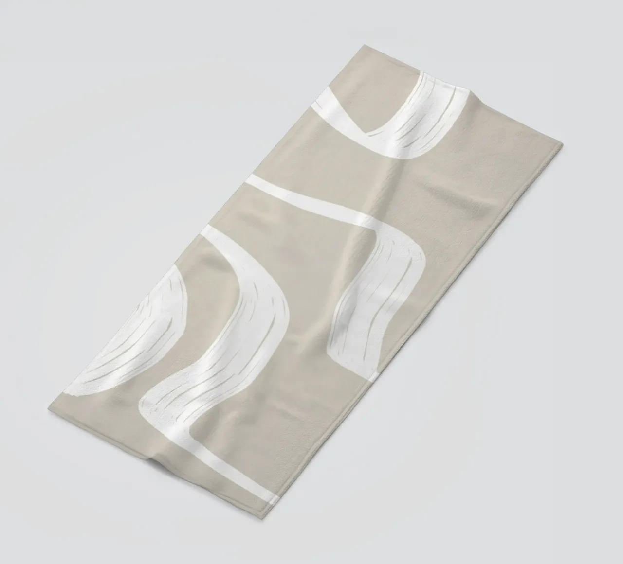 Curve bianche telo mare da LeaDArt