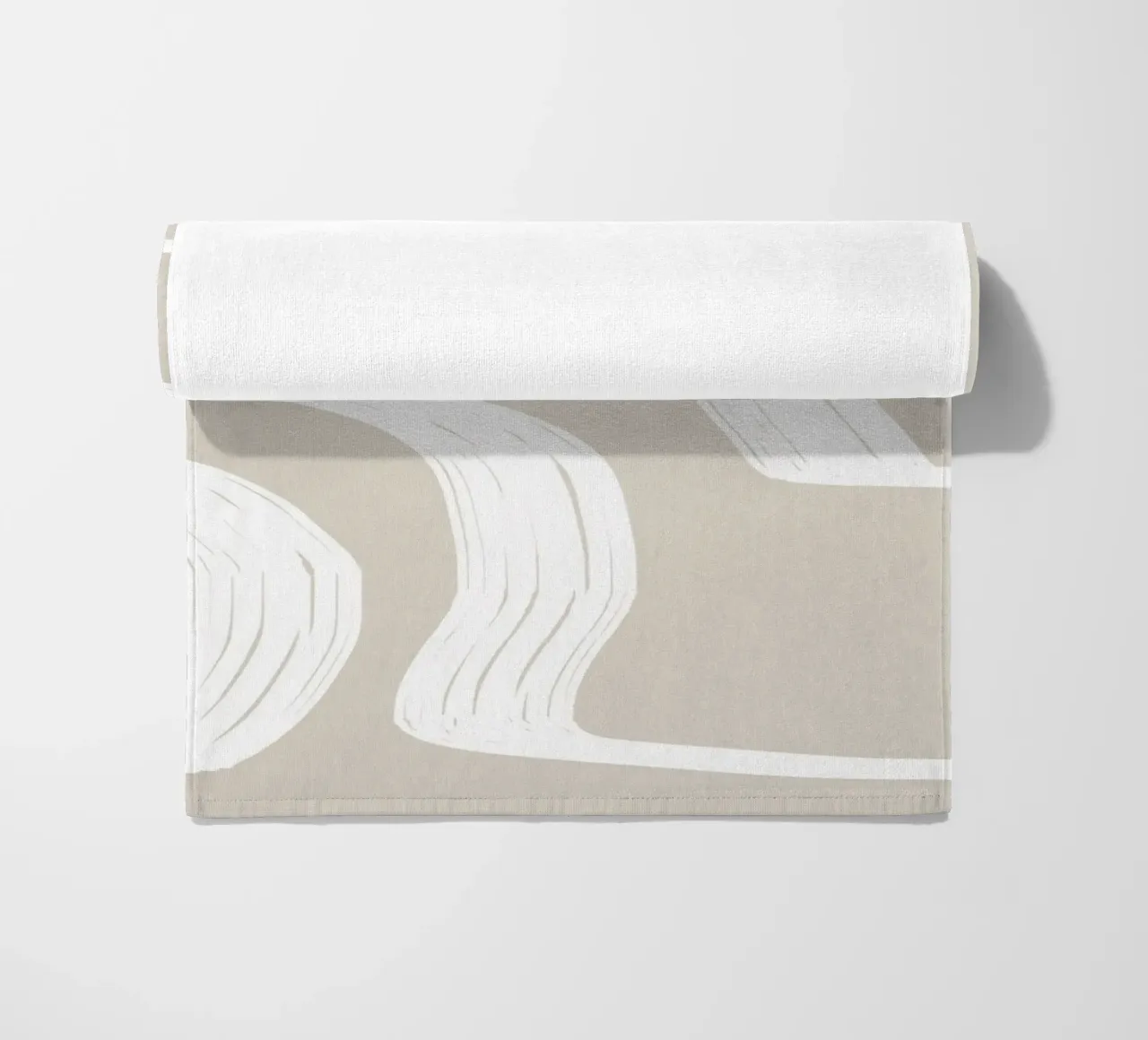 Curve bianche telo mare da LeaDArt