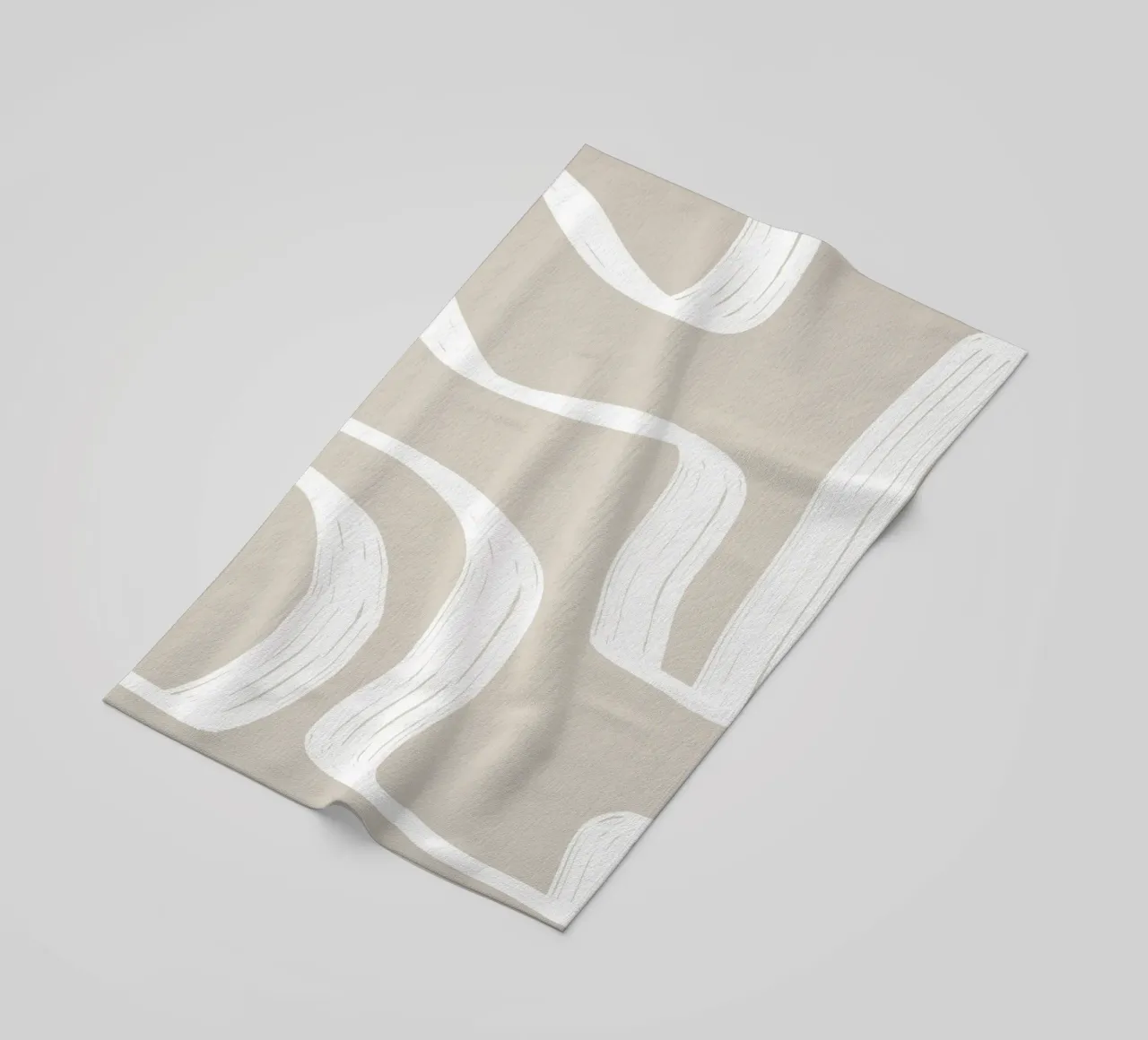 Curve bianche telo mare da LeaDArt