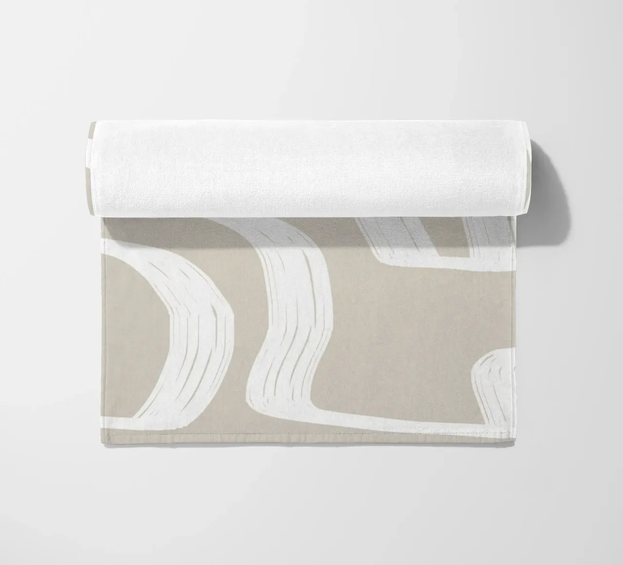 Curve bianche telo mare da LeaDArt