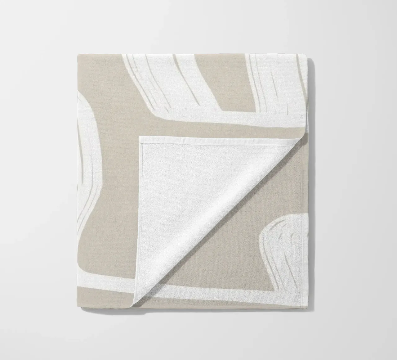 Curve bianche telo mare da LeaDArt