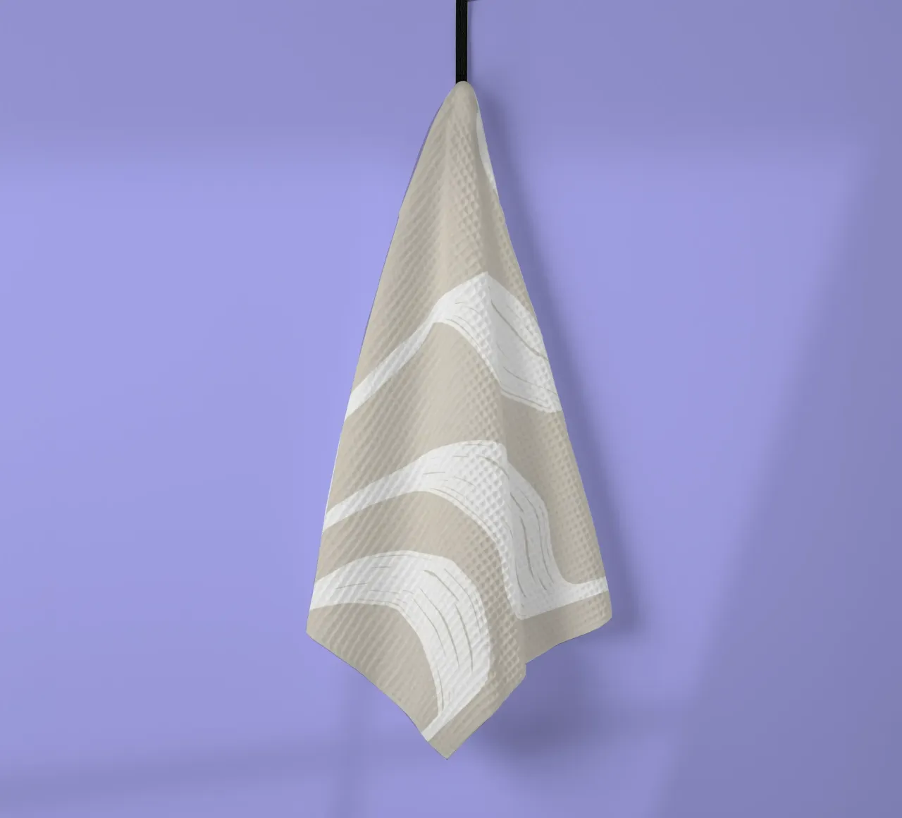 Curve bianche canovaccio da cucina da LeaDArt