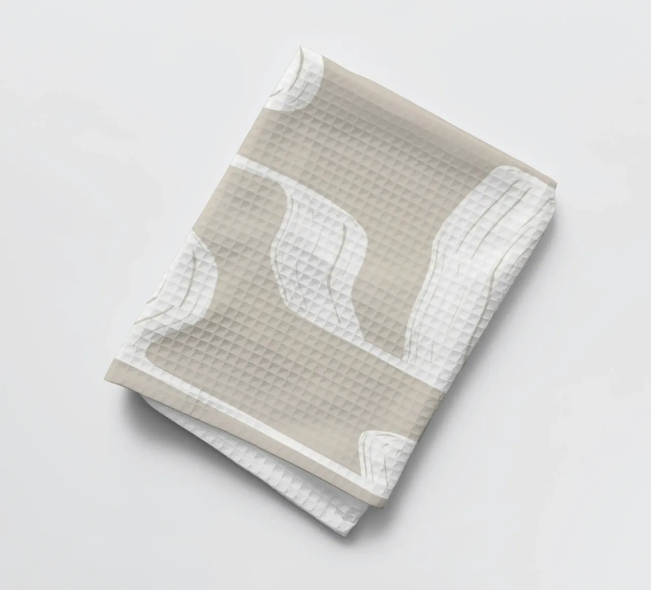 Curve bianche canovaccio da cucina da LeaDArt