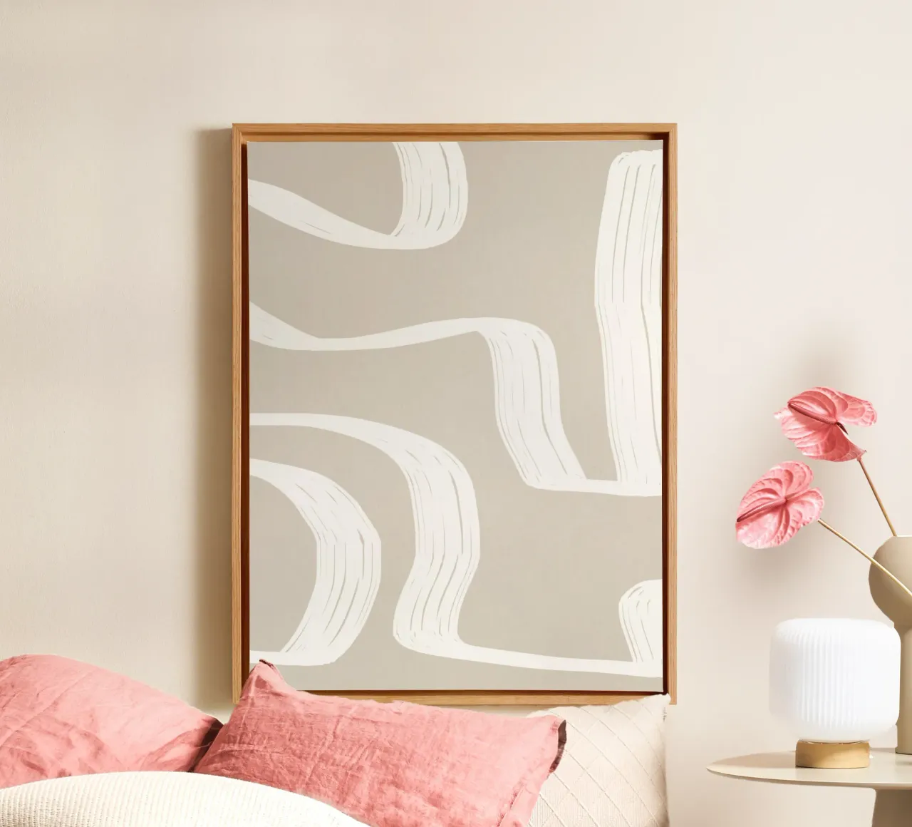 Curve bianche tela da LeaDArt