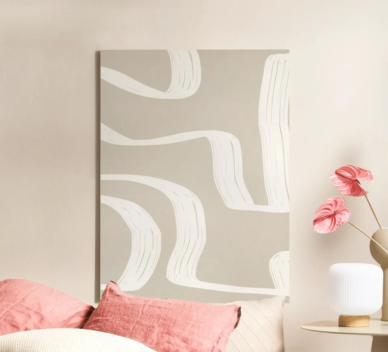 Curve bianche tela da LeaDArt