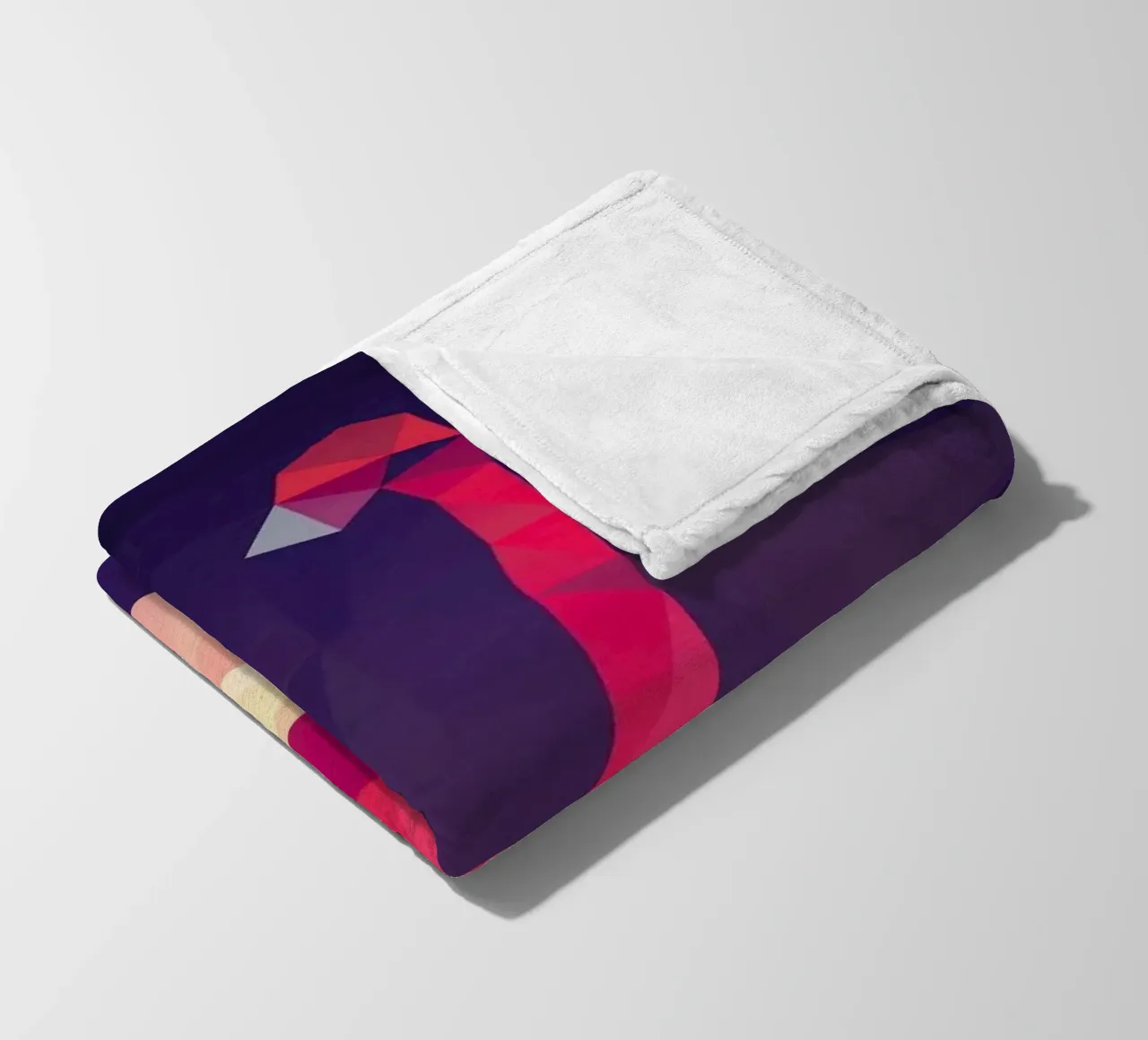 Phoenicopterus roseus fleece blanket by Matěj Kašpar Jirásek