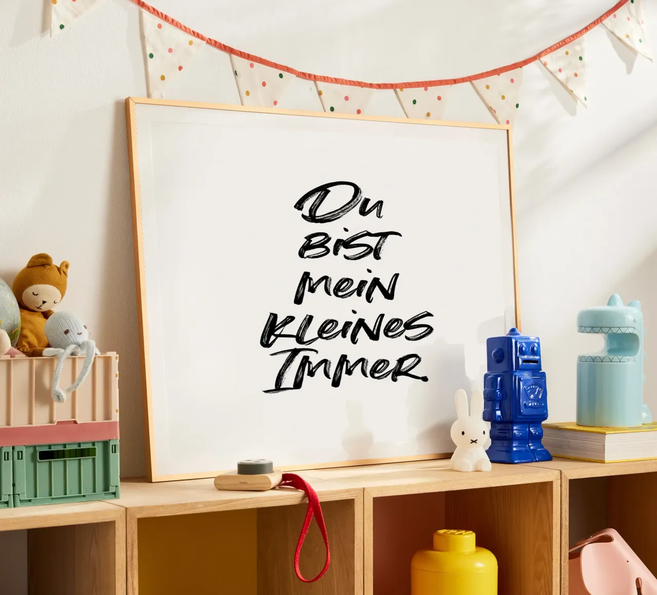 Du bist mein kleines Immer. | minimalistic design Hahnemühle von just typo