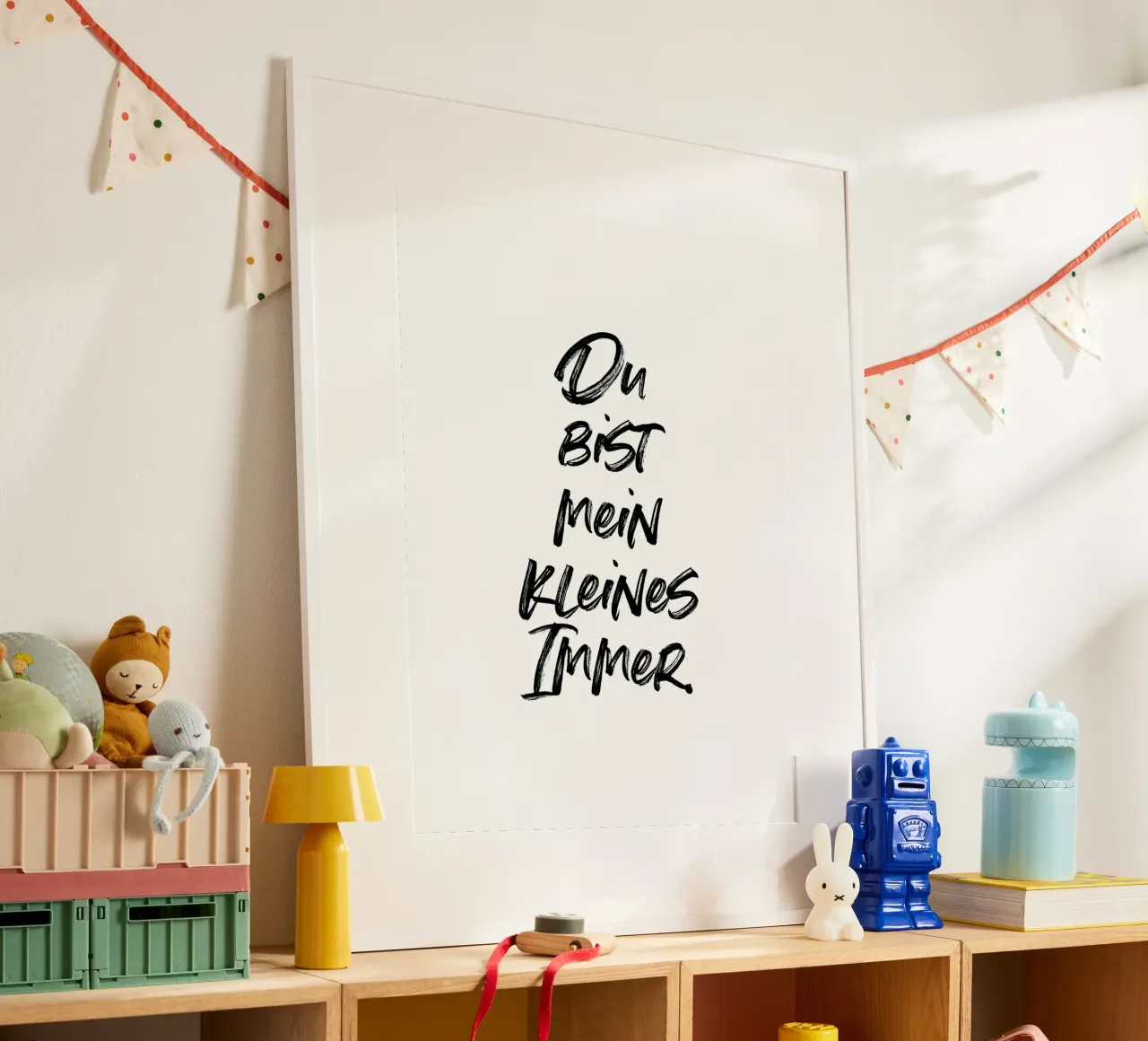 Du bist mein kleines Immer. | minimalistic design Hahnemühle von just typo