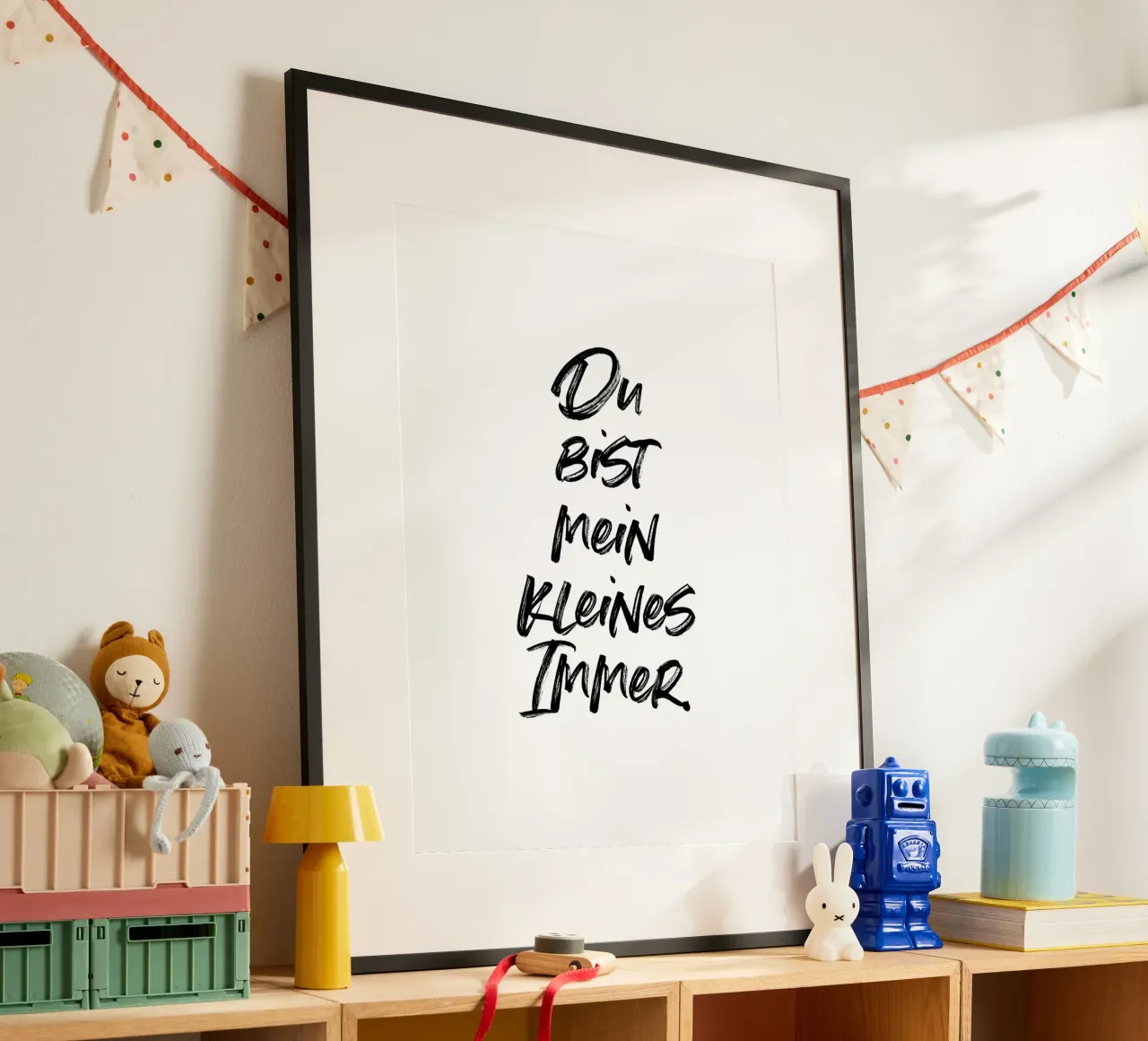 Du bist mein kleines Immer. | minimalistic design Hahnemühle von just typo