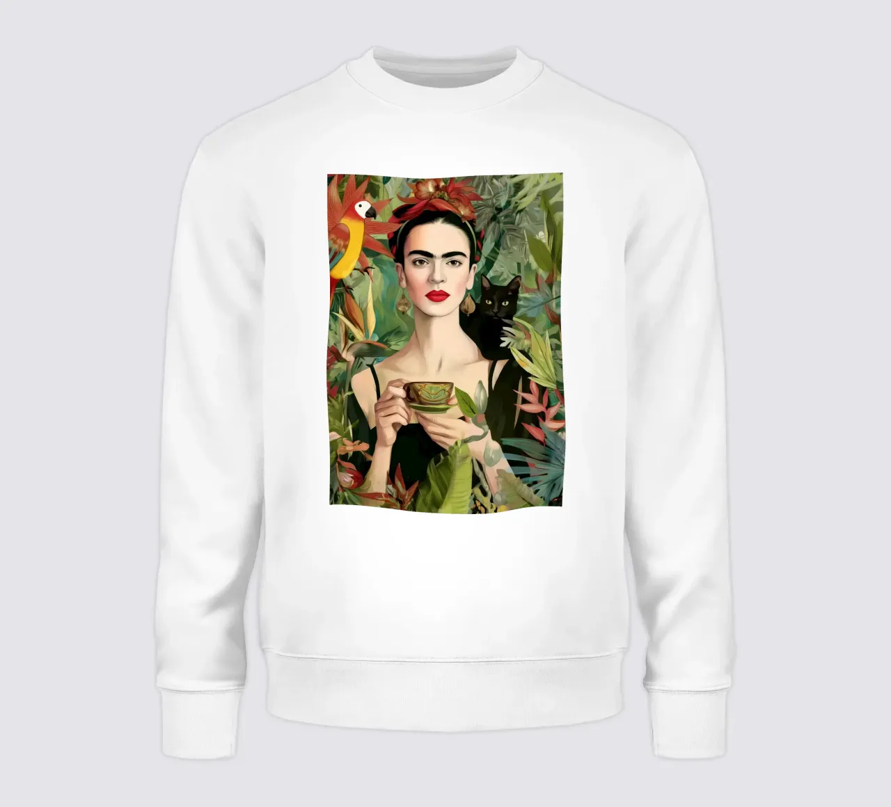 Frida in the Garden of Thoughts felpa da Clara August